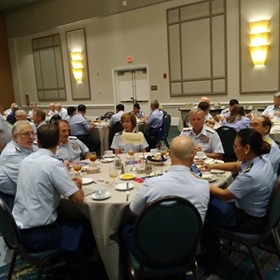 COMO Wally Smith and Division 6 Commander Jane Smith at NACON August 2019, Orlando, FL