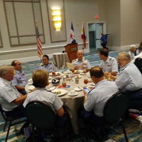 COMO Wally Smith and Division 6 Commander Jane Smith at NACON August 2019, Orlando, FL