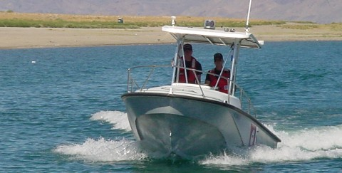 Melroy on Pyramid Lake