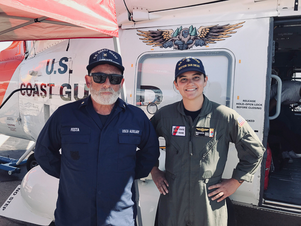 Ken Stammer and PO2 Francesca Choy