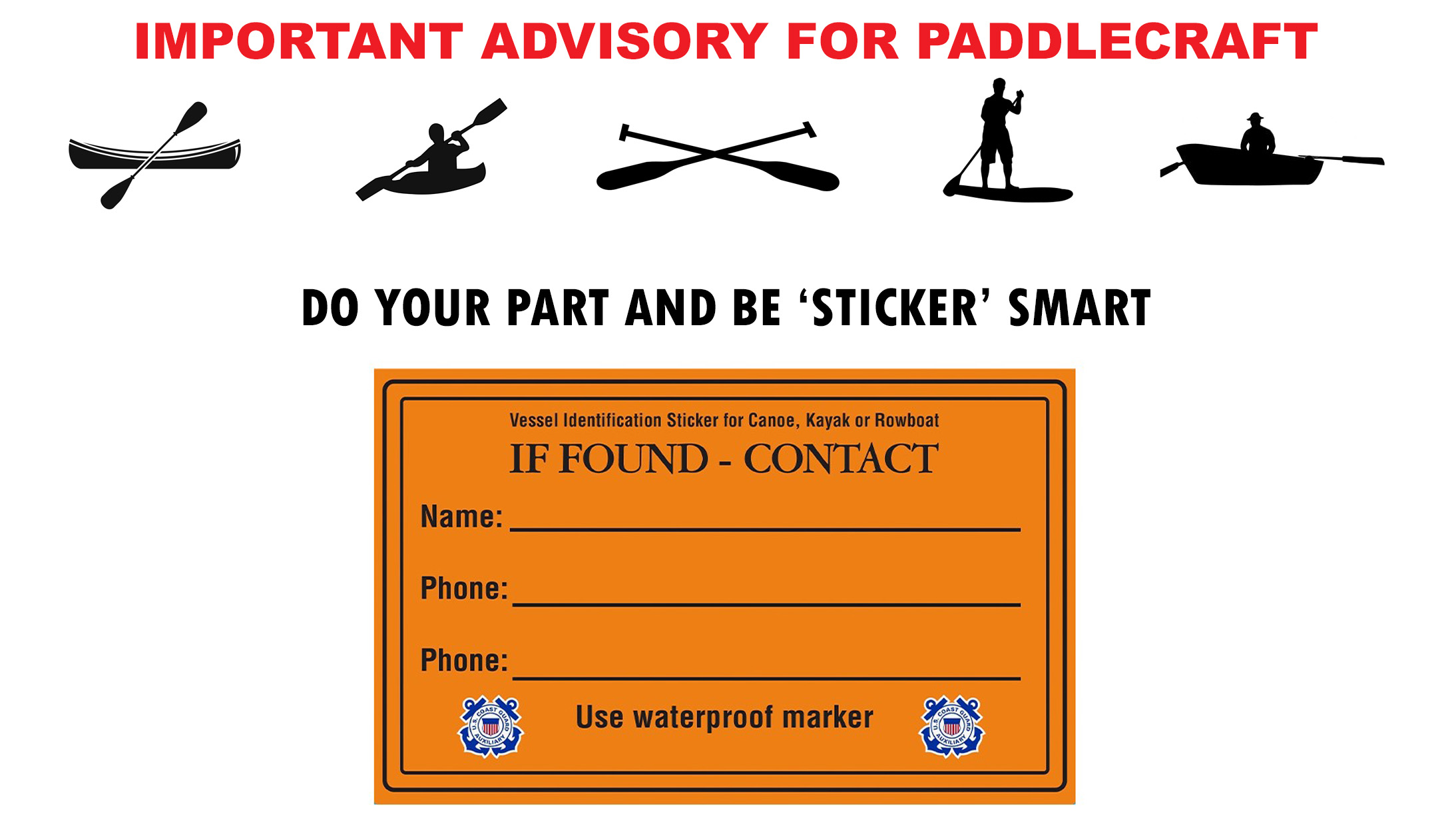 If found paddlecraft sticker