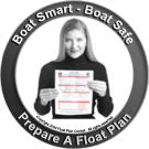 Boat Smart - Boat Safe, Prepare A Float Plan logo