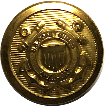 USCGA Brass Button 24 Line Front