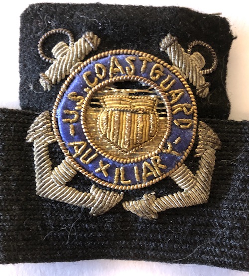 Cap Device - USCGA Silver Embroidered 1966_1976 Front