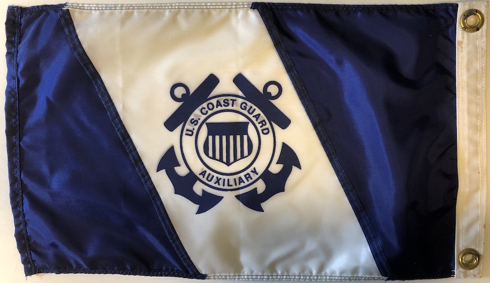 USCG Aux Ensign 1984 to Present Back