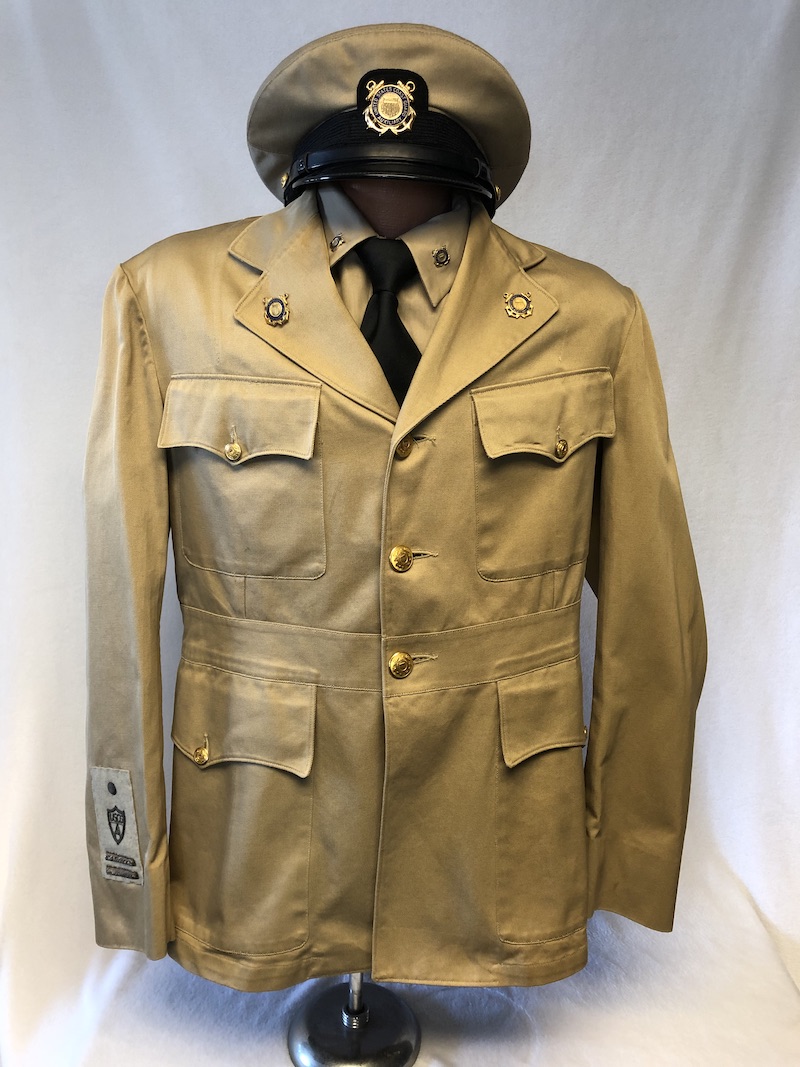 USCG Aux Uniform Dress Khaki 1950 Front