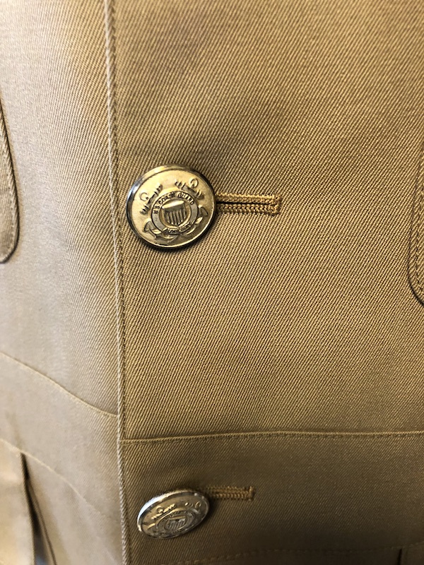 Uniform Service Dress Khaki 1969 button coat view