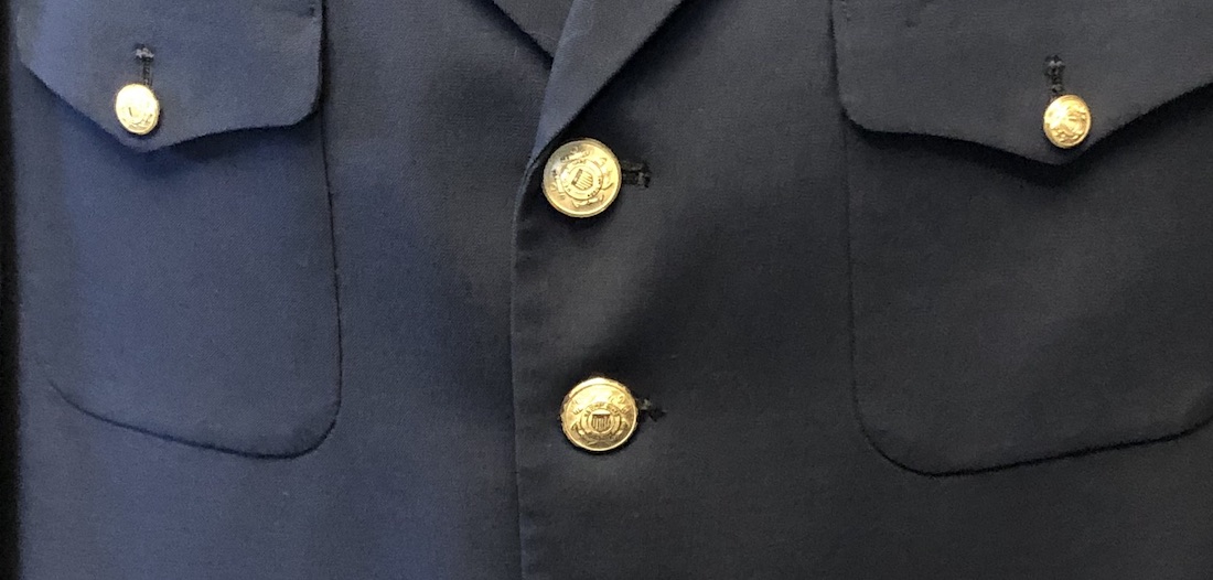 Uniform Service Dress Khaki 1969 buttons view