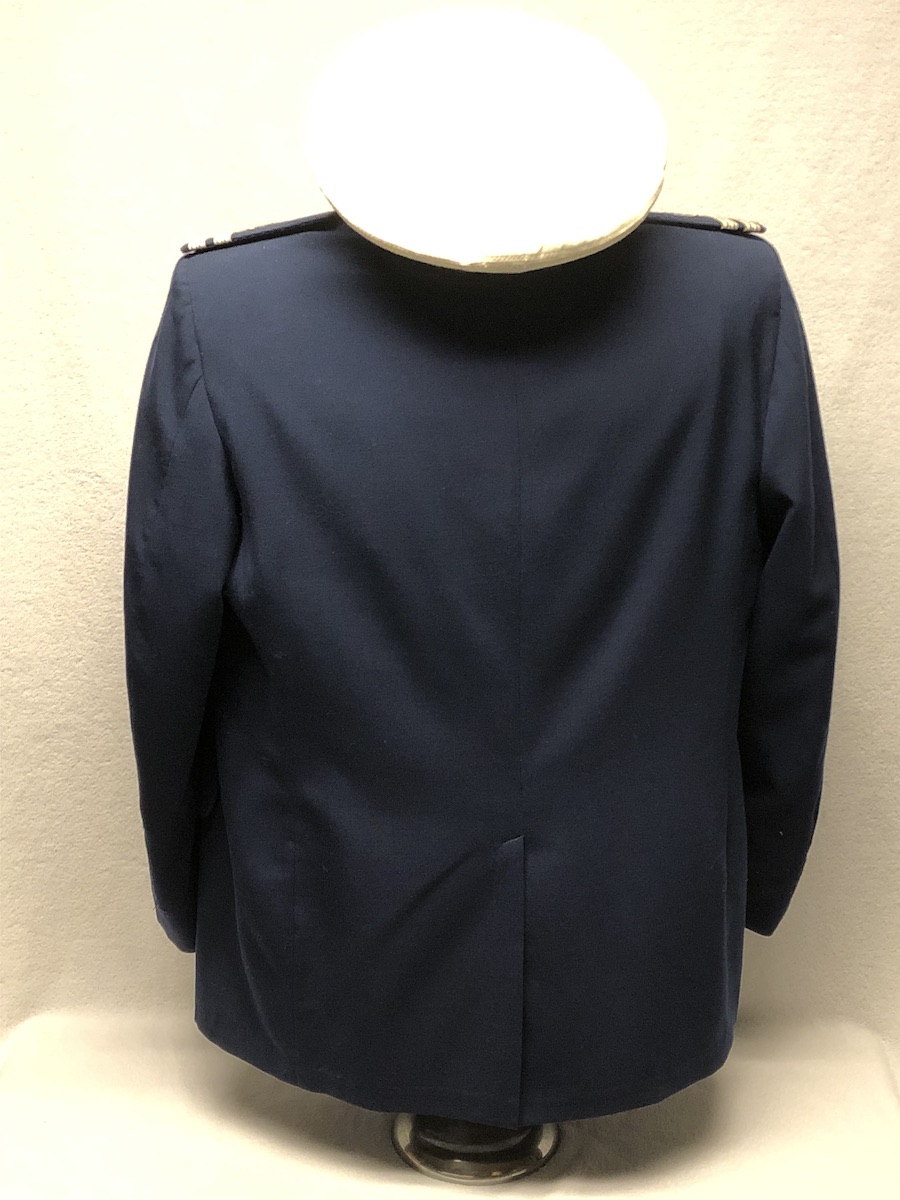 Uniform Service Dress Blue 1978 back view