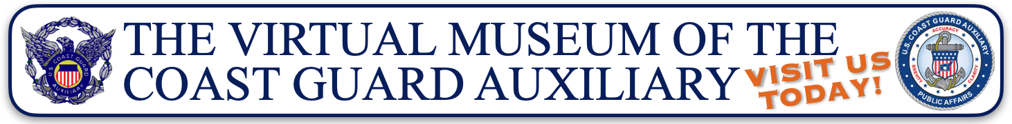 Virtual Museum of the Coast Guard Auxiliary Banner AD