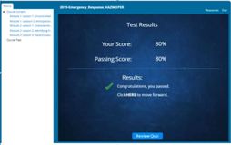 AUXLMS Course Completion Screenshot