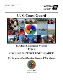 Ground Support Unit Leader PQS Workbook Cover