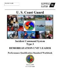 Demobilization Unit Leader PQS Workbook Cover