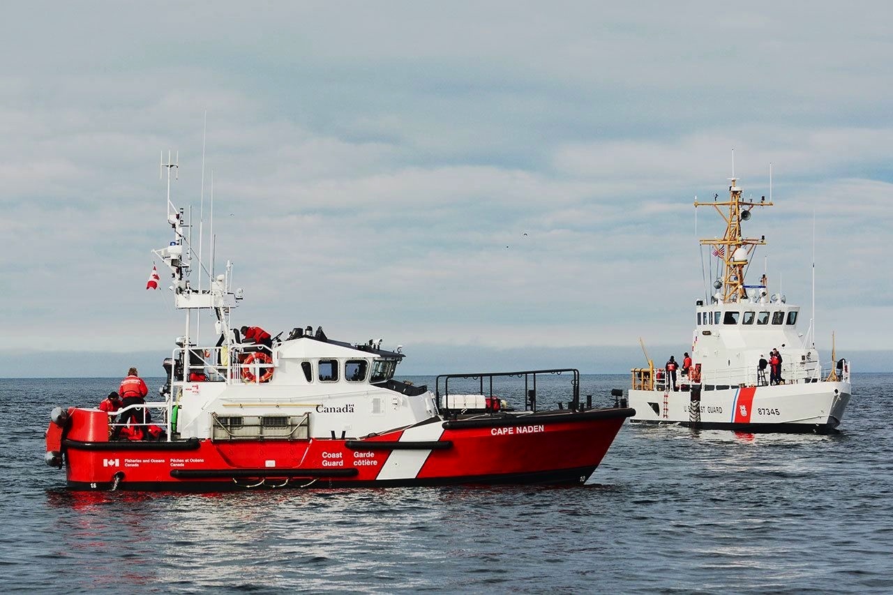 US and Canada Coast Guard